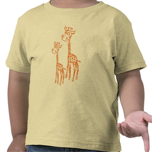 Fuzzy Giraffe's T-Shirt for Toddlers