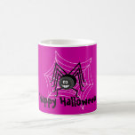 Fuzzy Halloween Spider Coffee Mug