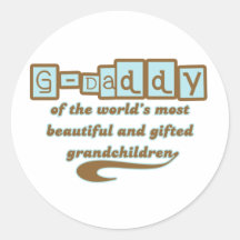 G-Daddy of Gifted Grandchildren Sticker