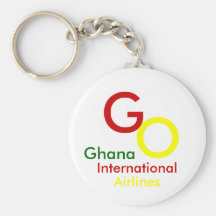 G, O, Ghana, International, Airlines Keychain