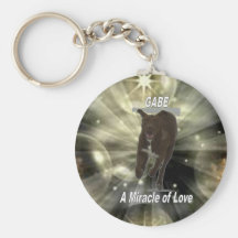 Gabe, A Miracle of Love Key Chain