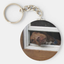 Gabe Peeking Out Key Ring Keychains