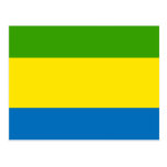 Gabon High quality Flag Post Cards