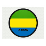 Gabon Roundel quality Flag Postcard