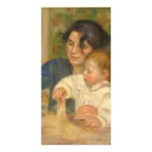 Gabrielle Renard and infant son, Jean by Renoir Photo Greeting Card