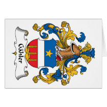 Gahler Family Crest cards