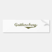 Gaithersburg Revolution t shirts Bumper Sticker