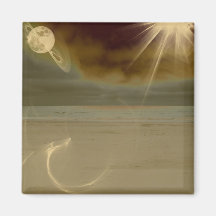 Galactic Shores Refrigerator Magnet