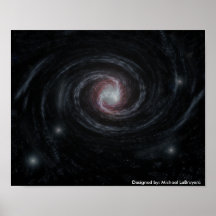 Galactic Swirl Poster