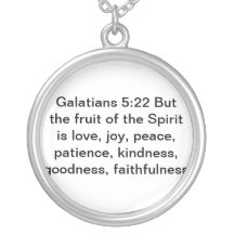Galatians 5:22 necklaces