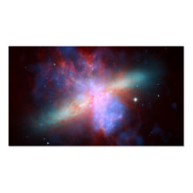 Galaxy M82 Hubble NASA Business Card