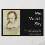 Galileo Galilei Personalized Flyer