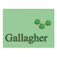 Gallagher Family Post Card