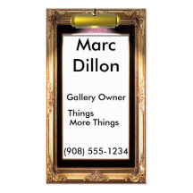 Gallery Frame Artists. Business Card Templates