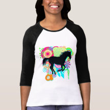 Galloping Horse Silhouette T-shirt