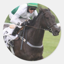 Galloping Race Horse Stickers
