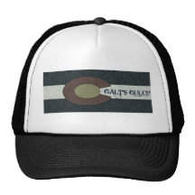Galt's Gulch - Red White and Blue Combo Design Mesh Hats