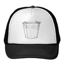 Galvanised Pail Mesh Hat