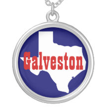 Galveston Texas Personalized Necklace