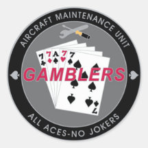 Gambler AMU Sticker