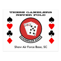 Gambler Post Card