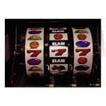 Gambling, slot machines card