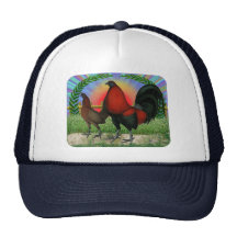 Game Fowl Wreath Hats