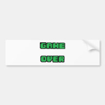 GAME OVER Collection Bumper Sticker