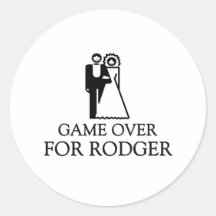 Game Over For Rodger Stickers