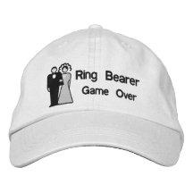 Game Over - Ring Bearer Embroidered Hat