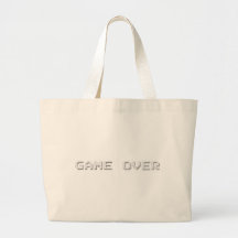 GAME OVER TOTE BAGS
