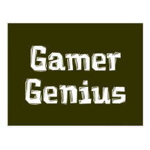 Gamer Genius Post Card