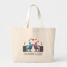 Gamer Love Tote Bags