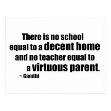 Gandhi Homeschool Postcards