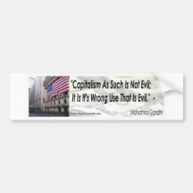 Gandhi Quote Bumper Stickers