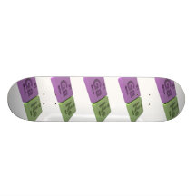 Gane as Ga Gallium and Ne Neon Skateboard