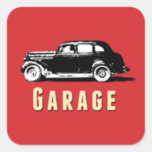 Garage Moving Storage Box Sticker Label