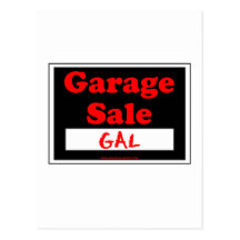 Garage Sale Gal Postcards