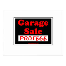 Garage Sale Protege Postcards