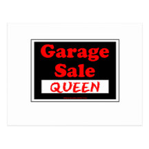 Garage Sale Queen Postcards