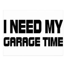 GARAGE TIME POST CARD