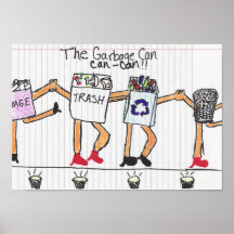 Garbage Can Can-Can Posters