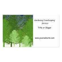 Garden and Landscaping Services Business Cards