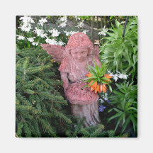 Garden Angel Fridge Magnet