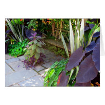 Garden Bench Greeting Card