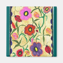 Garden corner magnet