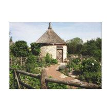 Garden Cottage Canvas Print