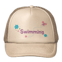 Garden Flutter Swimming Mesh Hats