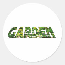 Garden For Life Round Stickers