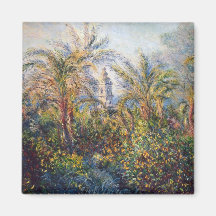 Garden in Bordighera Refrigerator Magnets